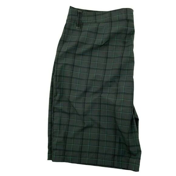 Kanu Shorts Men's Sz 38 Athletic Lightweight Button Pockets Soft Plaid Summer - Picture 5 of 7